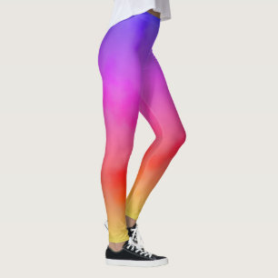 Regenbogen-Dampf Leggings