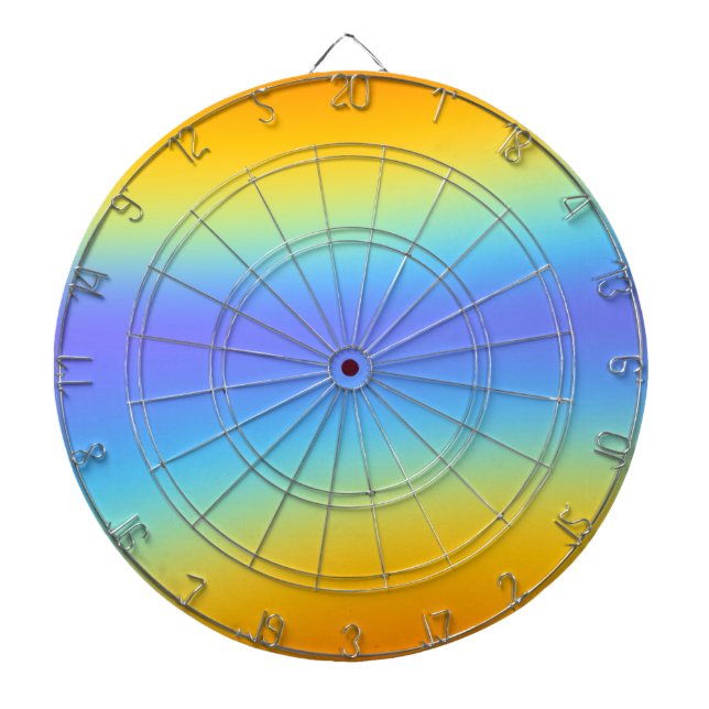 Regenbogen Dartscheibe (vorne)