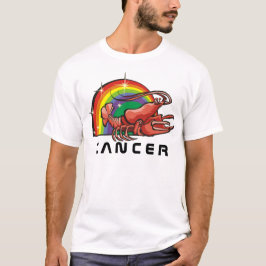 Regenbogen der 1980er mit Krebserkrankung T-Shirt