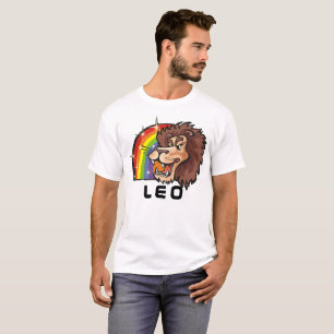 Regenbogen der 1980er mit Leo Lion T-Shirt