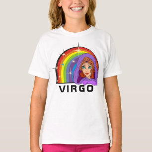 Regenbogen der 1980er mit Virgo T-Shirt