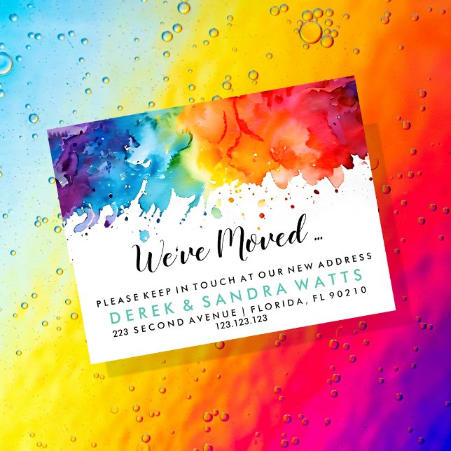 Regenbogen der Farbe Veränderung der Adresse, die  Flyer (Von Creator hochgeladen)