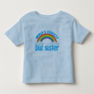 Regenbogen der großen Schwester Kleinkind T-shirt