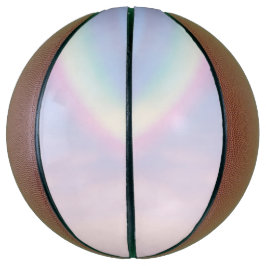 Regenbogen der Hoffnung - pastellfarben, Basketball