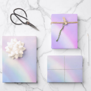 Regenbogen der Hoffnung - pastellfarben, Geschenkpapier Set