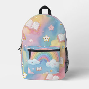 Regenbogen der Möglichkeiten – Weiche Pastell-Schu Bedruckter Rucksack