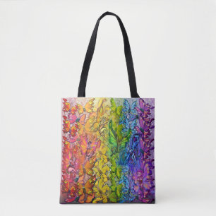 Regenbogen der Schmetterlinge und Fee Tote Beutel