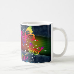 Regenbogen der Schmetterlings-n Tasse