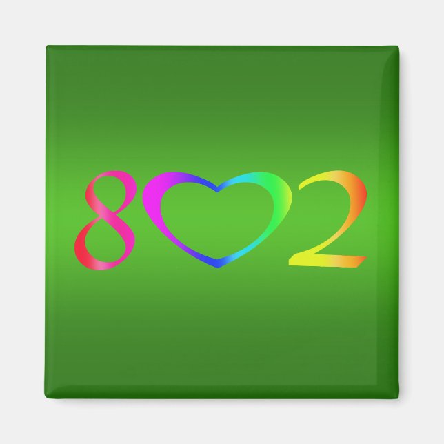 Regenbogen der Schwulenparade Magnet (Vorne)