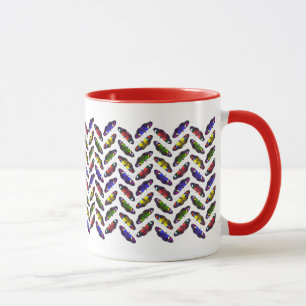 Regenbogen der Tasse der Schmetterlinge