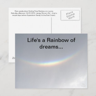 Regenbogen der Träume - Rainbow Postkarte