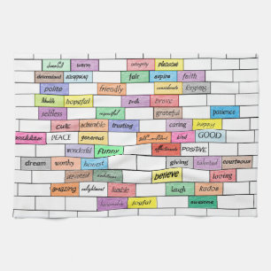 Regenbogen des inspirierend Graffiti-Geschirrtuchs Handtuch