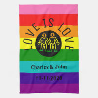 Regenbogen des Liebe-Typografie-lesbischer Gay