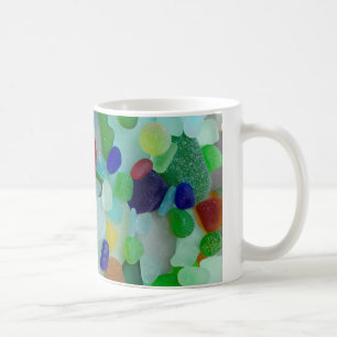 Regenbogen des Seeglases, Strandglas-Tasse Kaffeetasse
