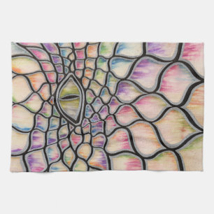 Regenbogen-Drache Geschirrtuch