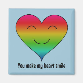 Regenbogen, du bringst mein Herz zum Lächeln Magnet