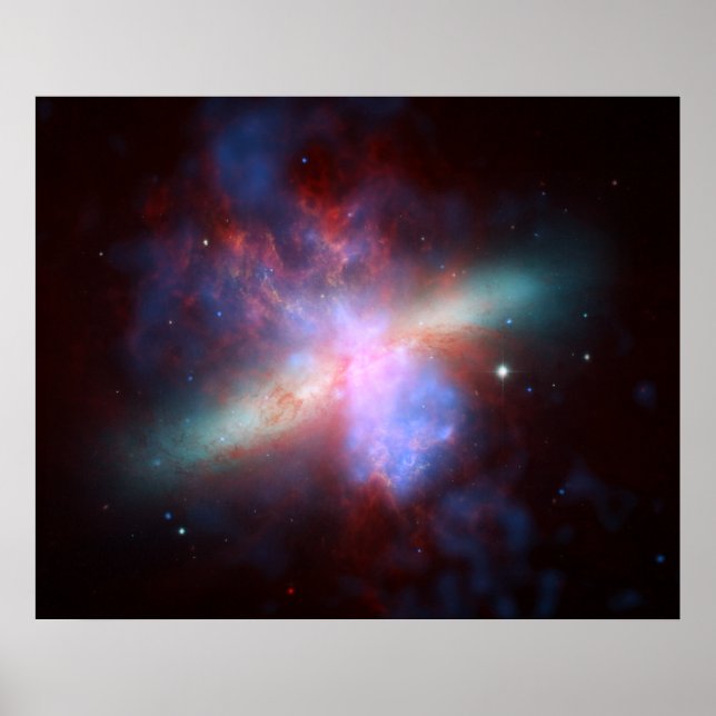 Regenbogen einer Galaxie Poster (Vorne)