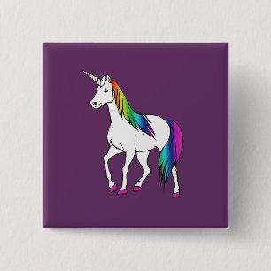 REGENBOGEN-EINHORN BUTTON