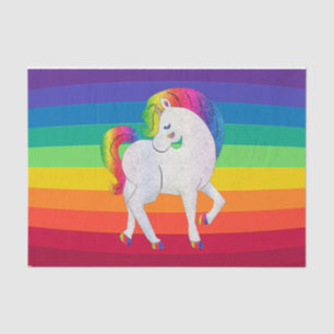 Regenbogen-Einhorn-Dekupier-Tissuepapier Seidenpapier