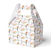 Regenbogen-Einhorn-Geburtstagsname