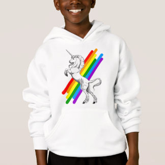Regenbogen-Einhorn Hoodie