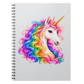 Regenbogen Einhorn Notizblock
