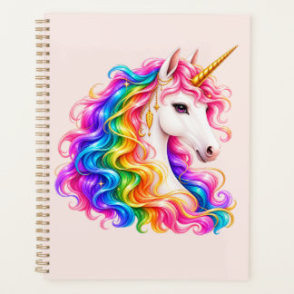 Regenbogen-Einhorn Planer