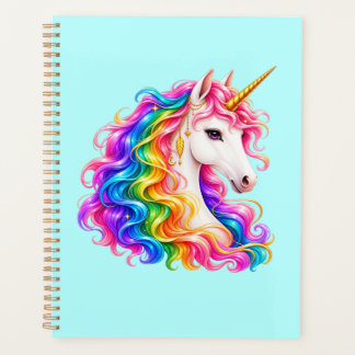 Regenbogen-Einhorn Planer