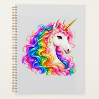 Regenbogen Einhorn Planer