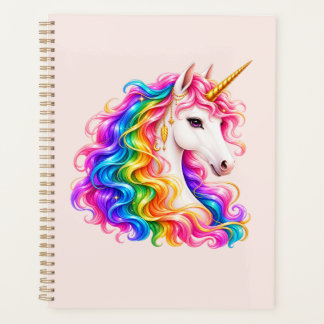 Regenbogen-Einhorn Planer