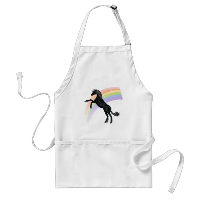 Regenbogen-Einhorn Schürze (Vorne)