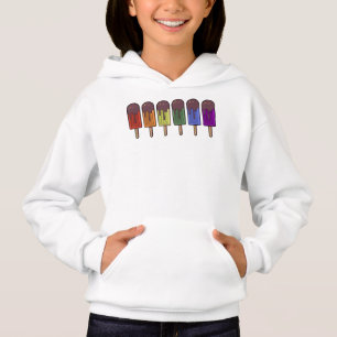 Regenbogen-Eis-Pop-Parade Hoodie