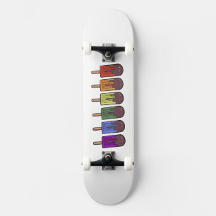 Regenbogen-Eispop-Umzug Skateboard