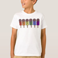 Regenbogen-Eispop-Umzug