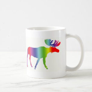 Regenbogen-Elche Tasse
