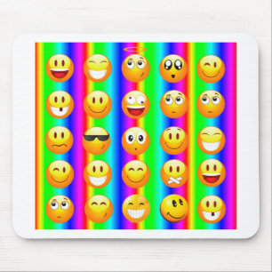 Regenbogen-Emoji Mousepad