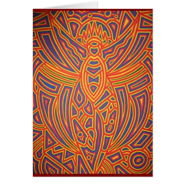 Regenbogen-Engels-Karte (Vorne)