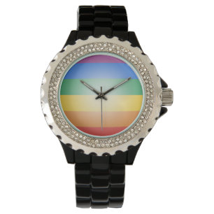 Regenbogen-Entwurf Armbanduhr