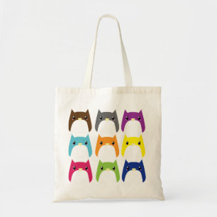 Regenbogen-Eulen-Taschen-Tasche Tragetasche