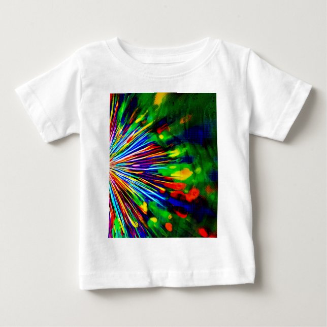 Regenbogen Explosion  Baby T-shirt (Vorderseite)