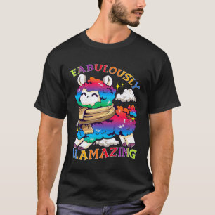 Regenbogen Fabelhaft Llamazing Lama Gay Pride T-Shirt