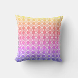 Regenbogen fallt Muster Reversible Throw Pillow Kissen