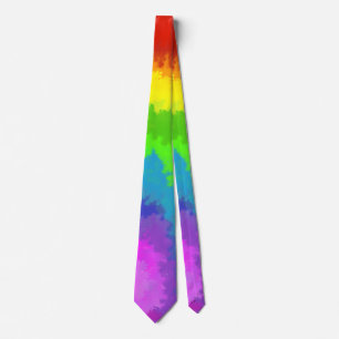 Regenbogen-Farbe Krawatte