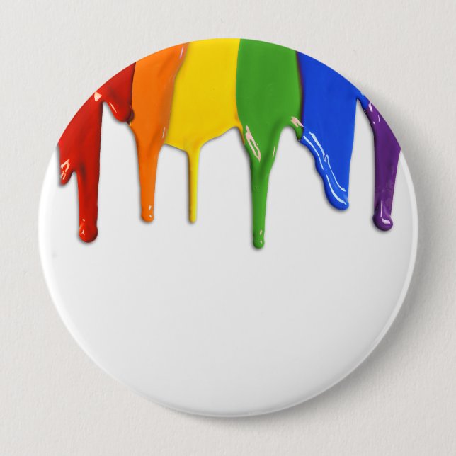 REGENBOGEN-FARBEN-BRATENFETTE - .PNG BUTTON (Vorderseite)