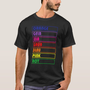 Regenbogen-Farben-Optik-Illusionist-Zauberer T-Shirt