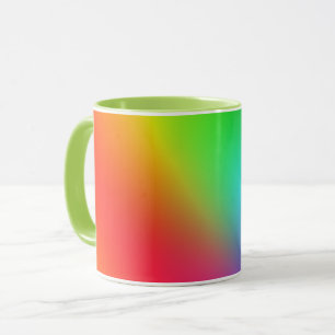 Regenbogen-Farbenverlauf Tasse