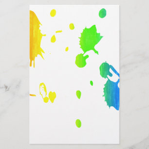 Regenbogen FarbeSpritzer Briefpapier