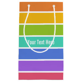 Regenbogen färbt kundenspezifische Geschenktaschen Kleine Geschenktüte