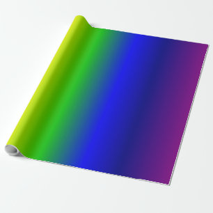 Regenbogen färbt Steigungs-Packpapier Geschenkpapier