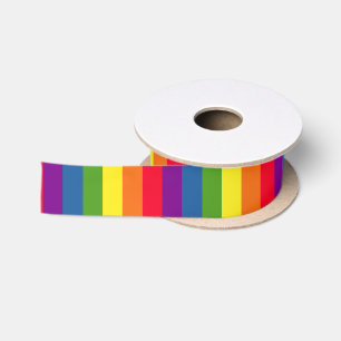 Regenbogen färbt Stolz-Feier Satinband